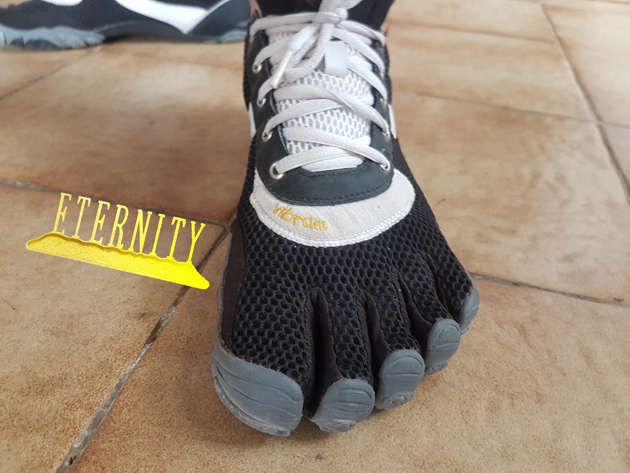 ... barefoot?